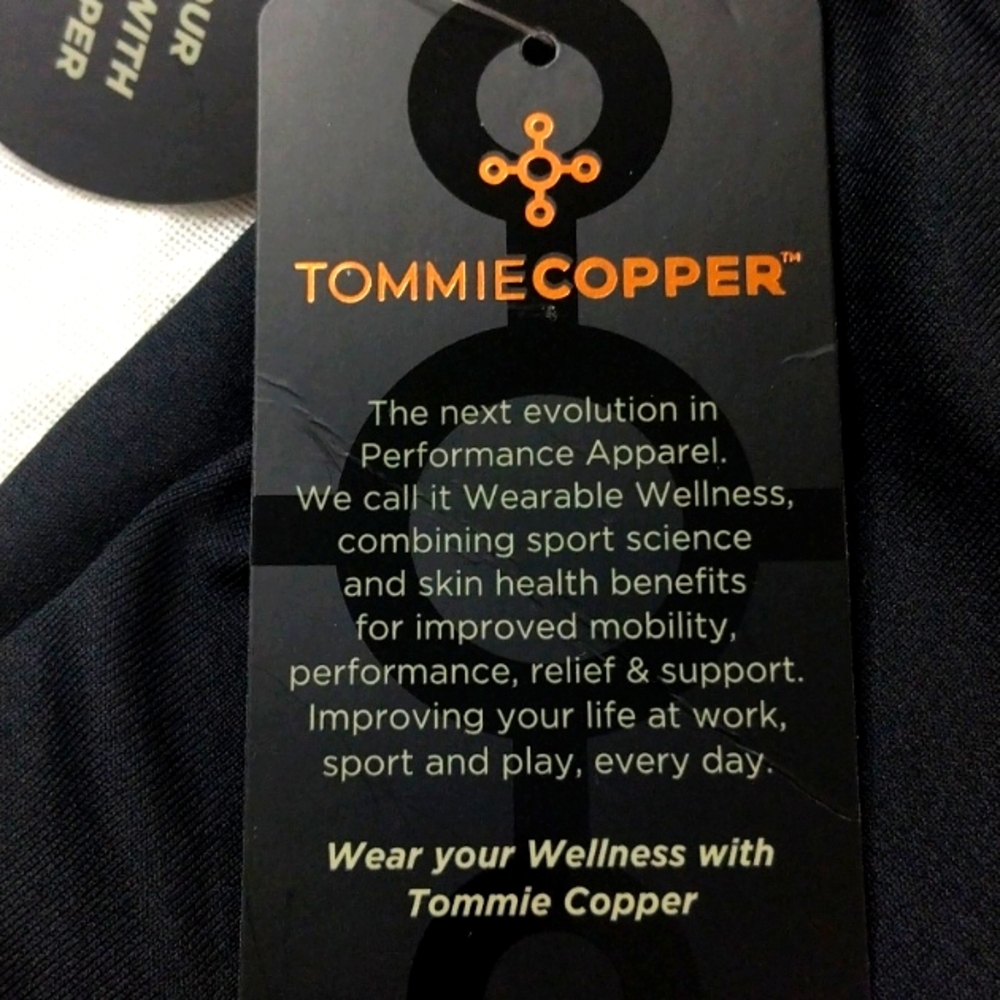 Tommie Copper Lower Back Support Leggings Black Cooper/Zink Infused 4XL
